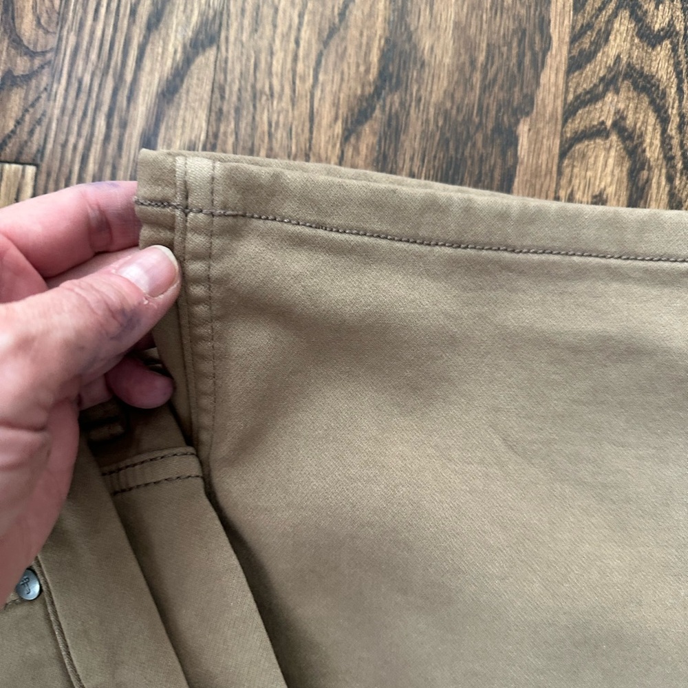 NWT The Perfect Jean Men's Classic Tan Straight Jeans stretch 38 x 34 Tall - Picture 7 of 9
